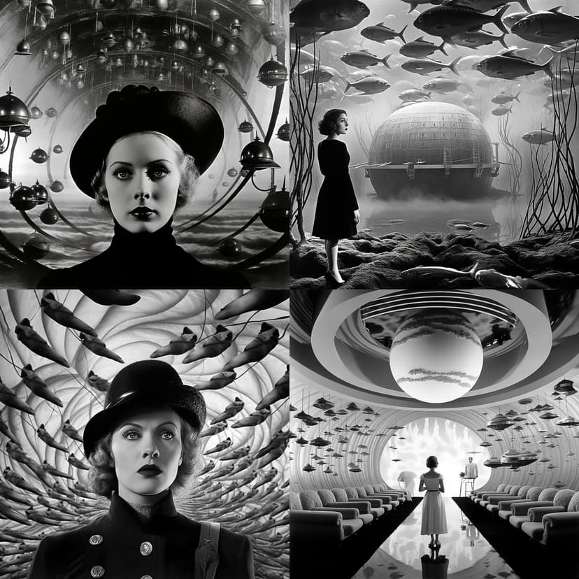 Retro Futurism Noir