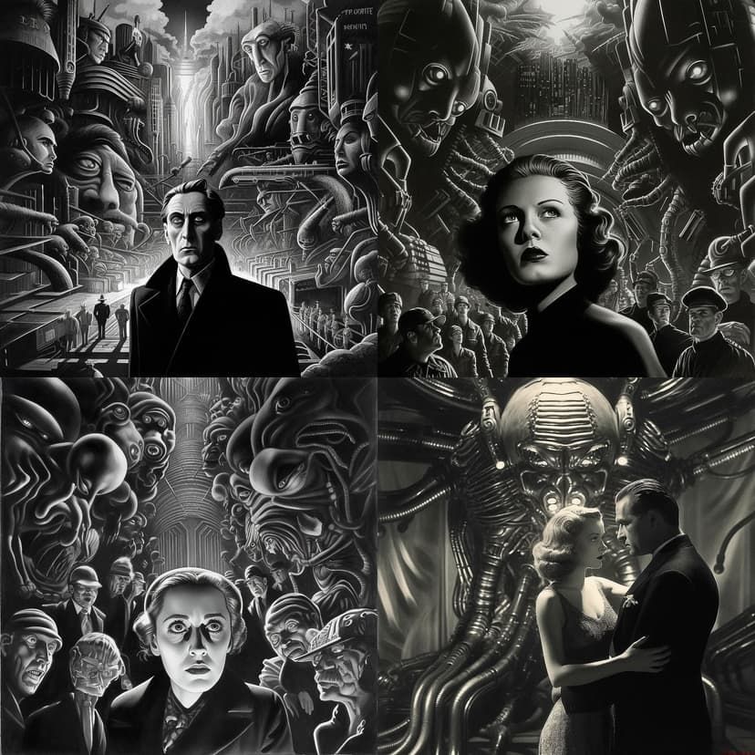 Retro Futurism Noir