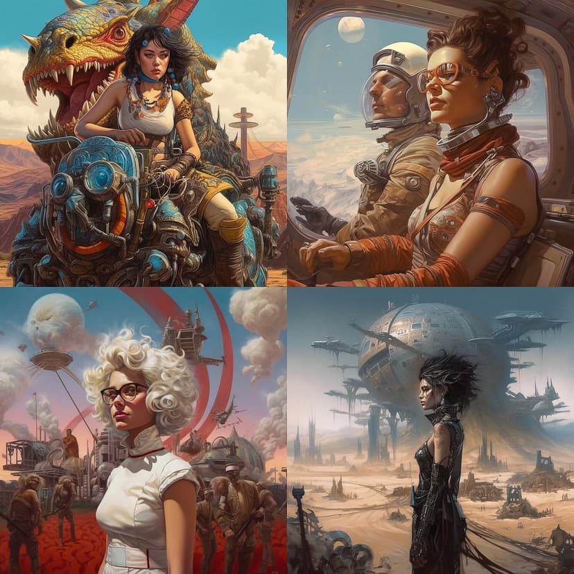 Retro Futuristic Fantasy