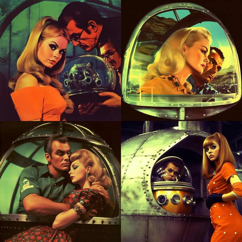 Retro Sci-Fi Pop Art