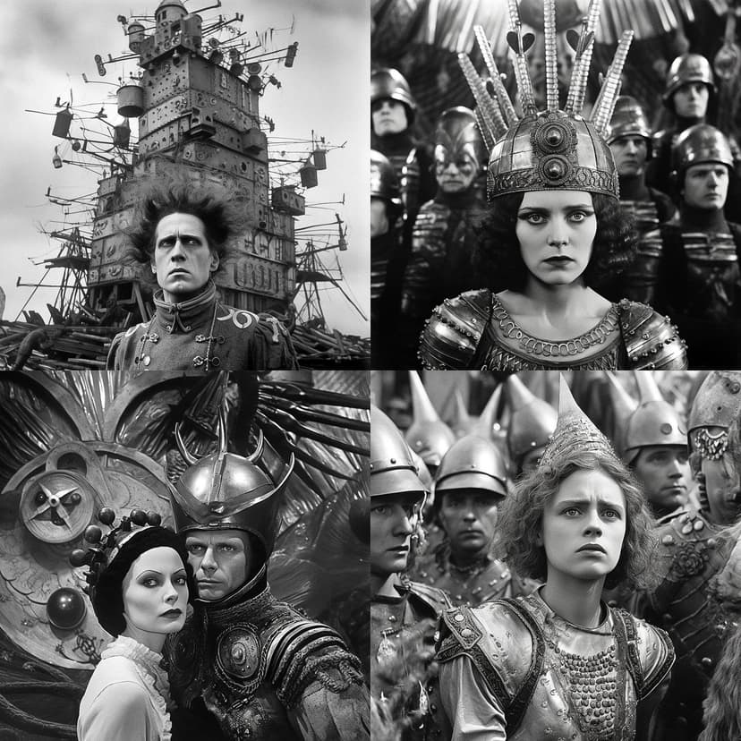 Retro-Futuristic Noir