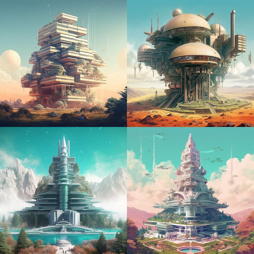 Futuristic Architectural Surrealism