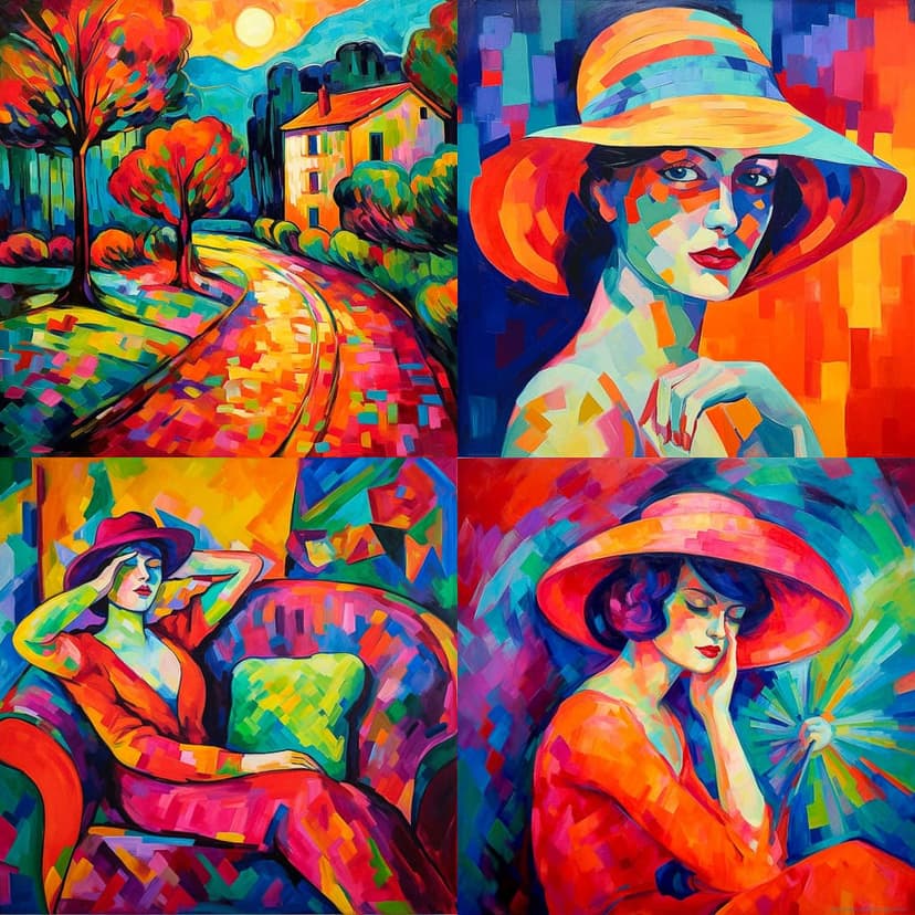 Vibrant Cubism