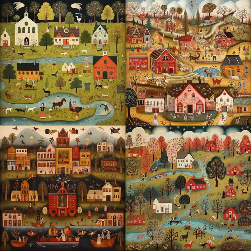 Folk Art Style