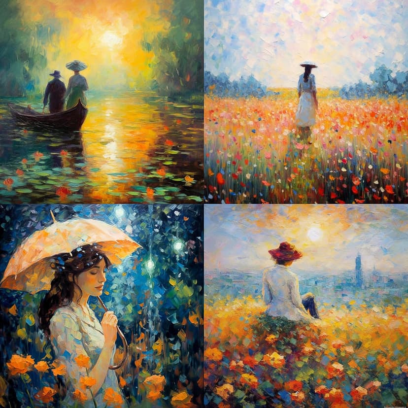 Impressionistic Brushwork