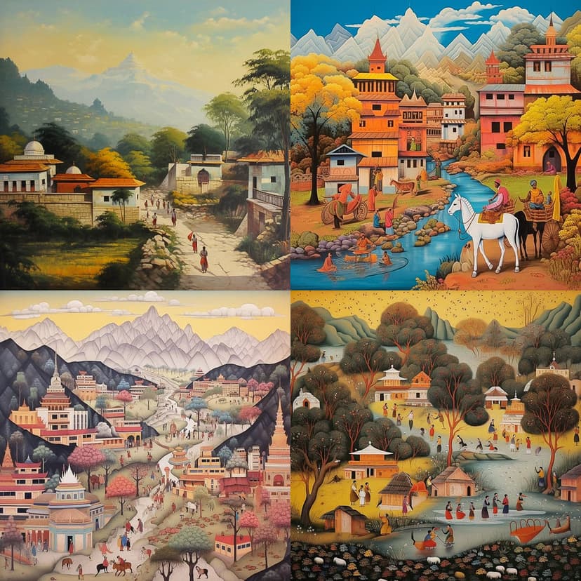 Nepalese Folk Art