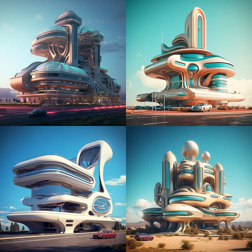 Retro-Futuristic Architecture
