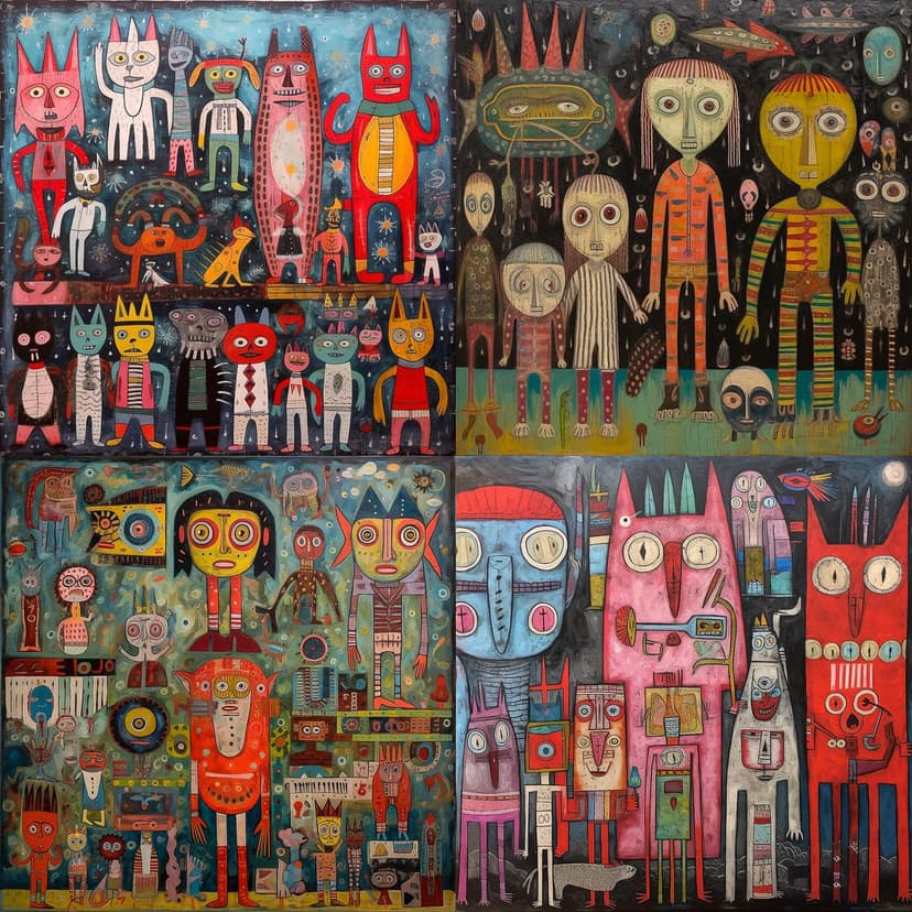Primitive Pop Art