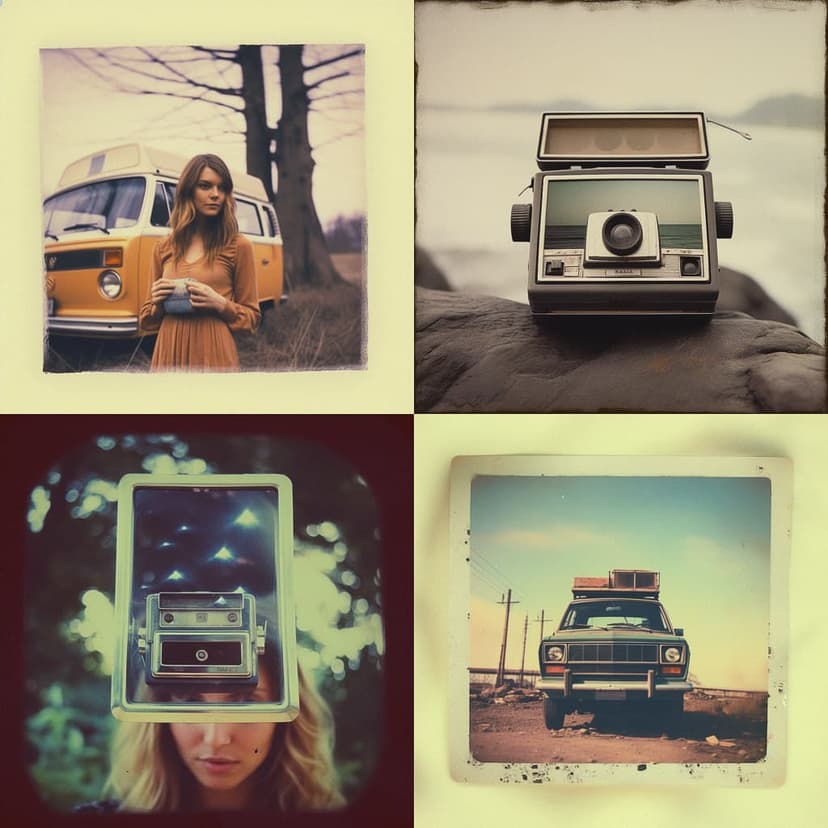 Vintage Polaroid Aesthetic