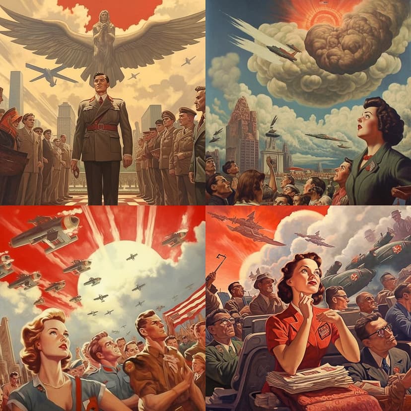Retro Futurism Propaganda