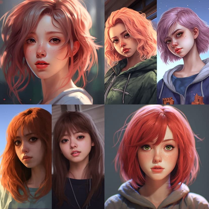 Digital Anime Portrait