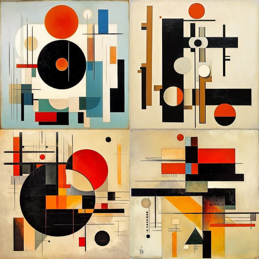 Bauhaus Geometric Abstraction
