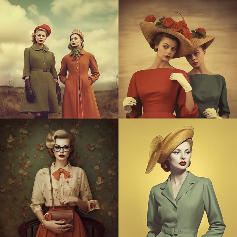 Vintage Fashion Portraiture