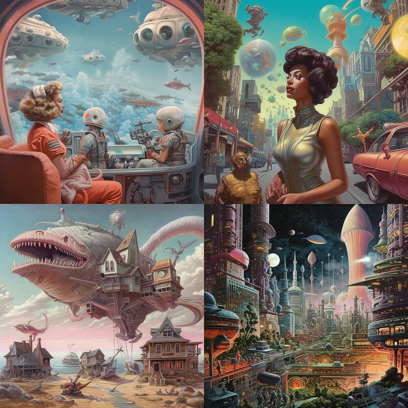 Retro-Futuristic Surrealism