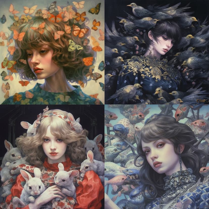 Surreal Portrait Collage