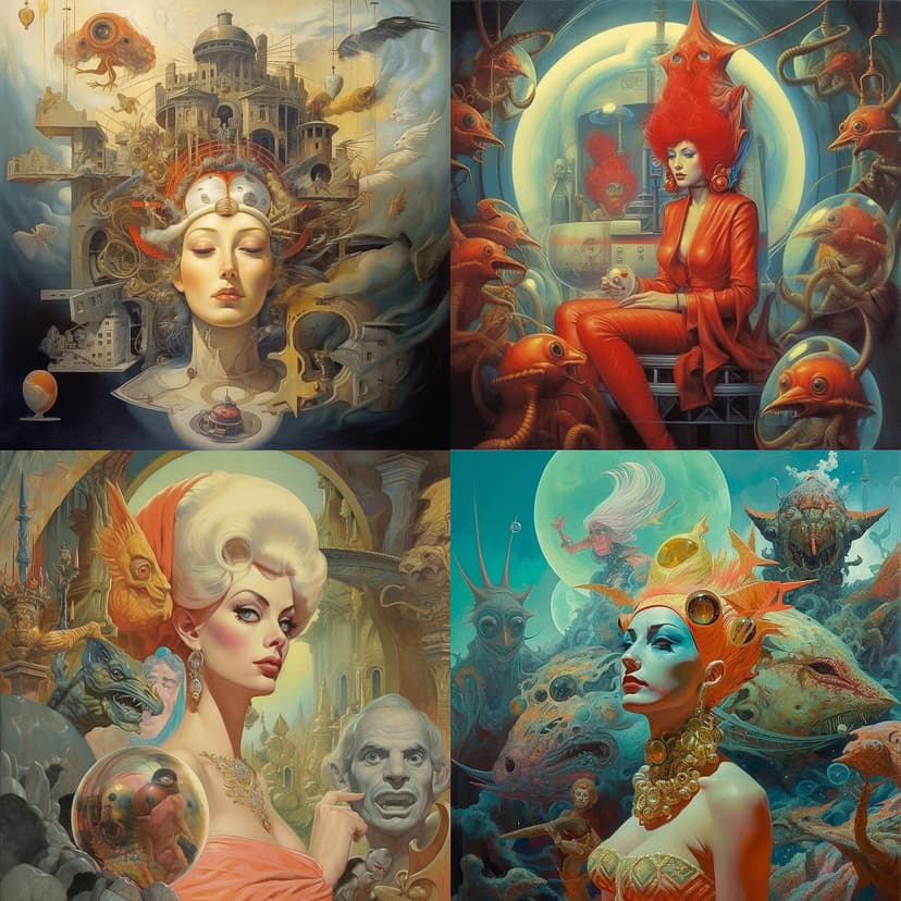 Surrealist Portrait Montage
