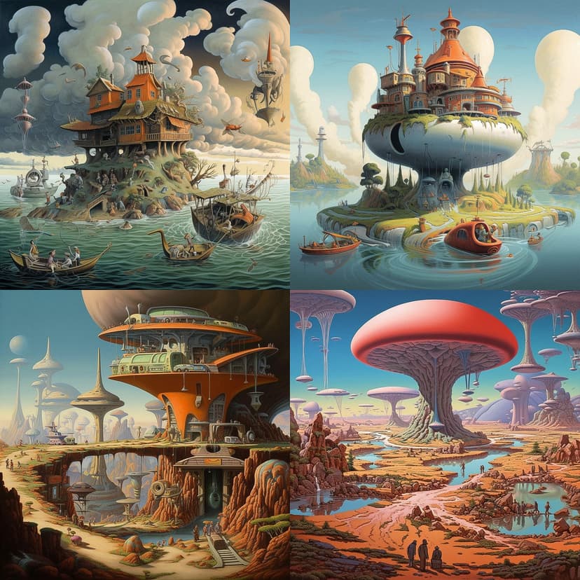 Surreal Futuristic Fantasy