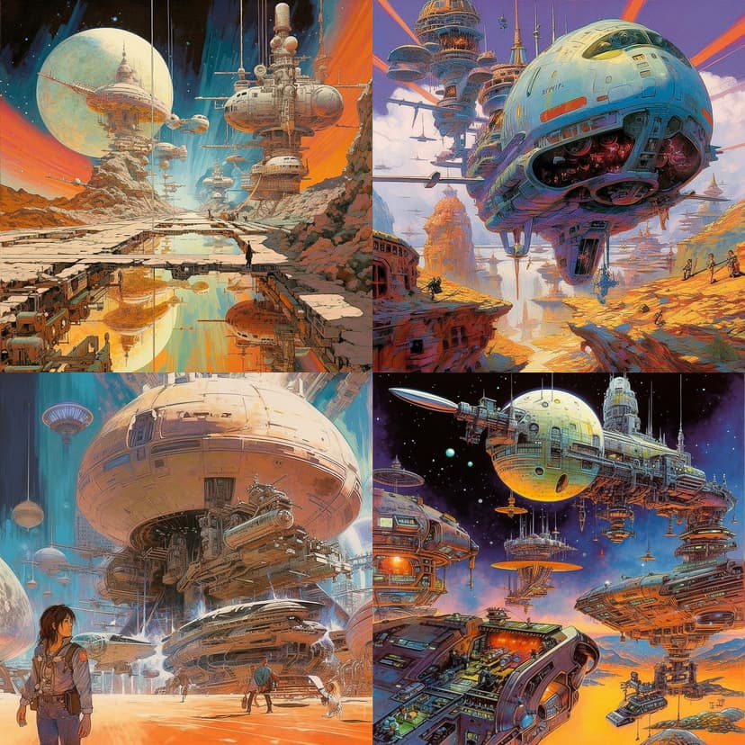 Retro Sci-Fi Futurism