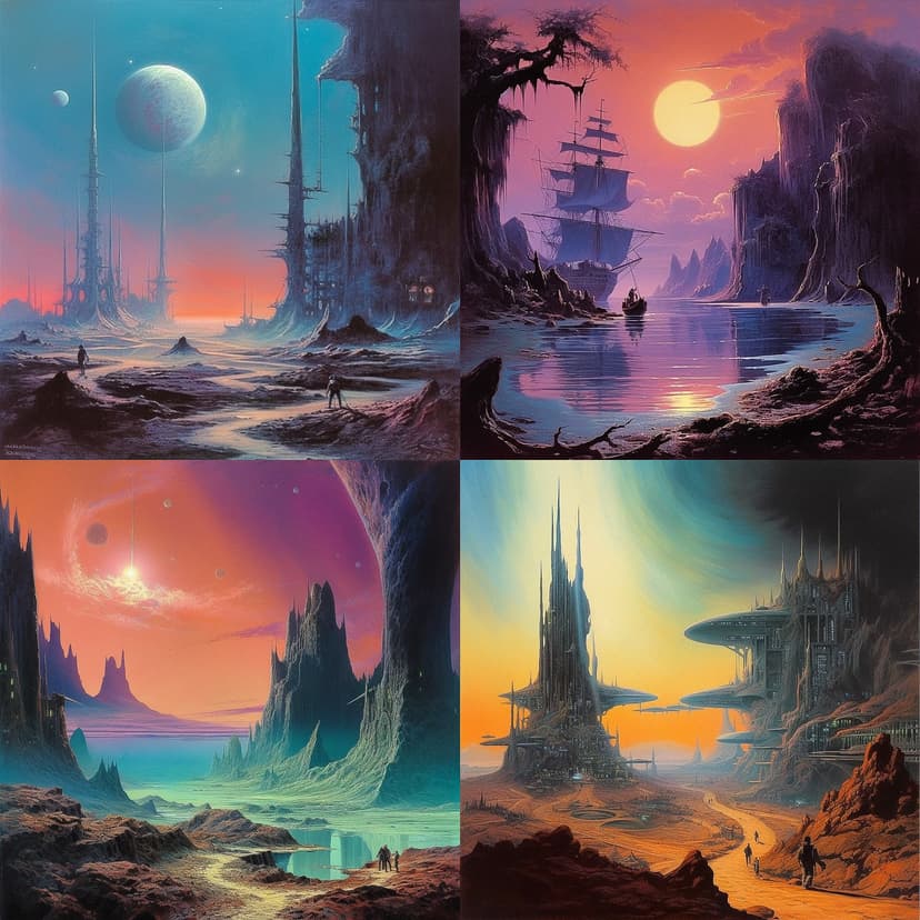 Retro Sci-Fi Fantasy