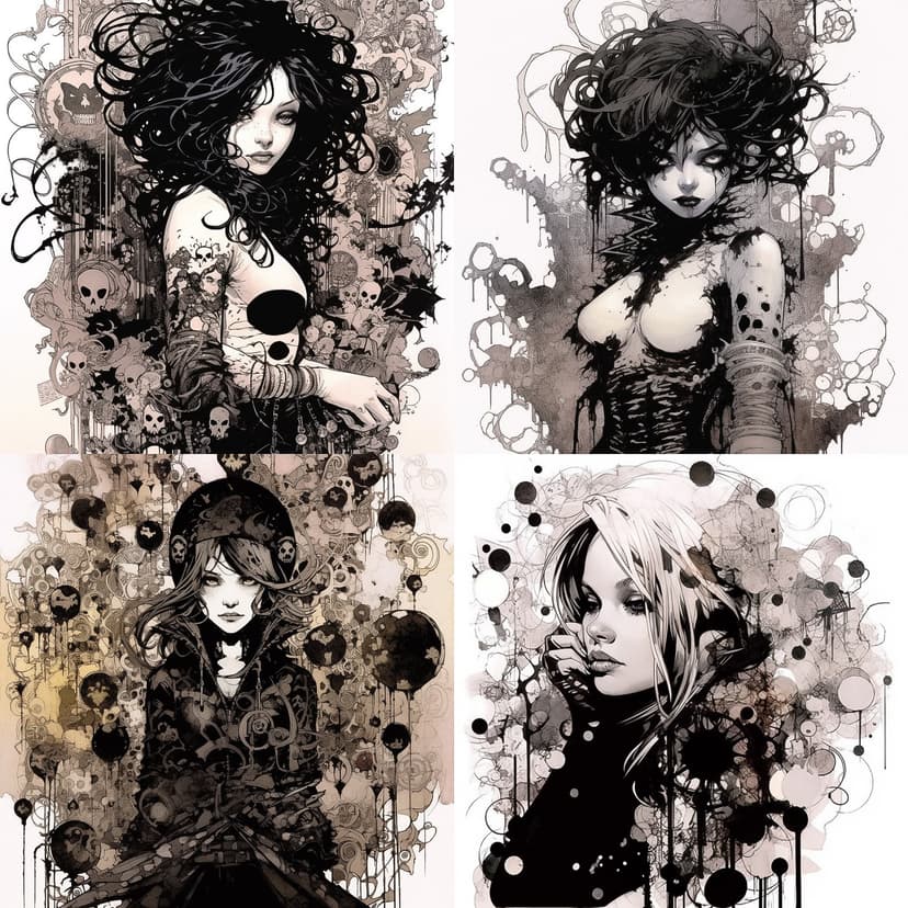 Gothic Ink Aesthetic