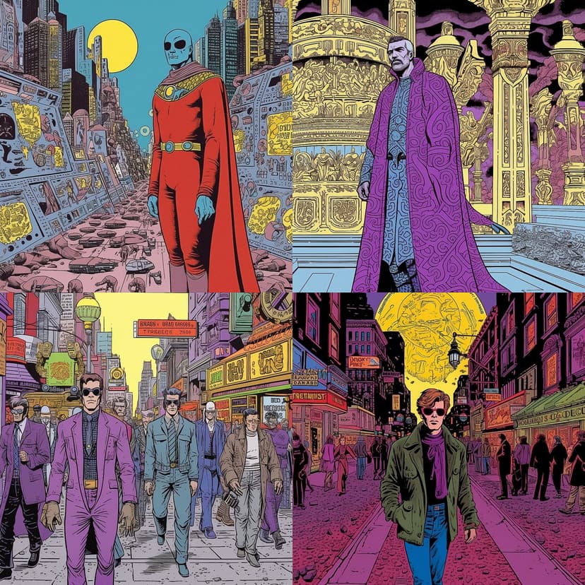 Retro Futurism Comic