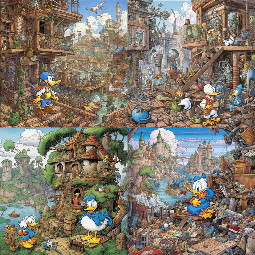 Whimsical Cartoon Fantasy