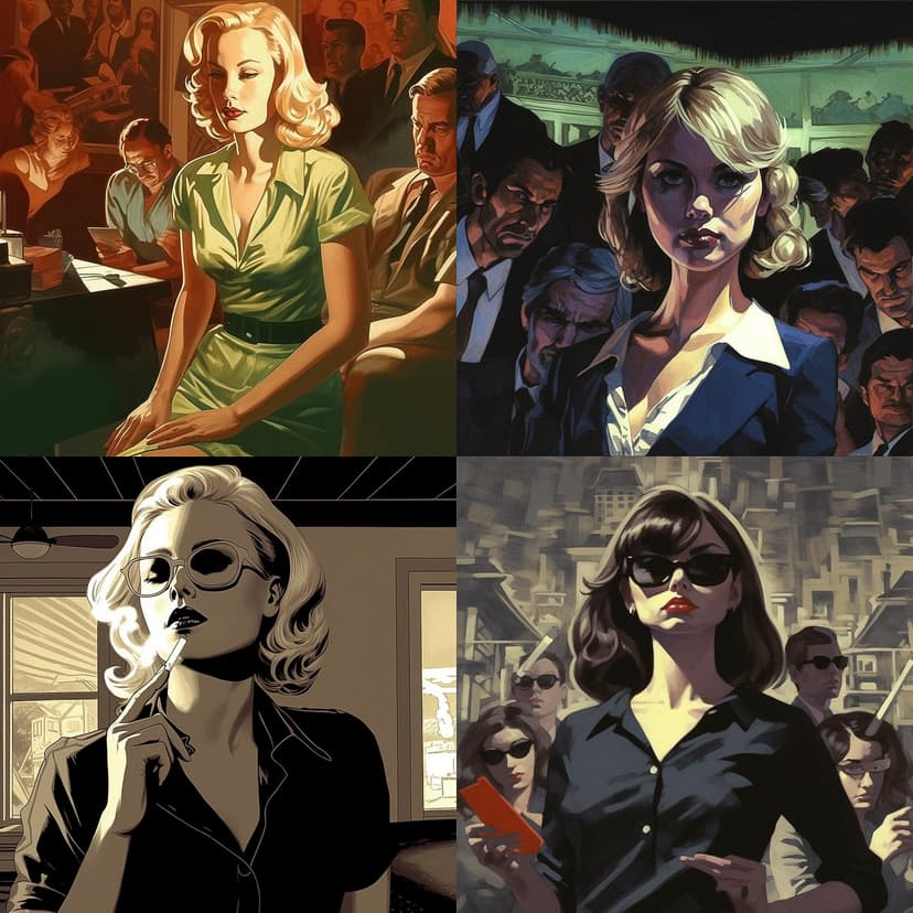 Neo-Noir Illustration