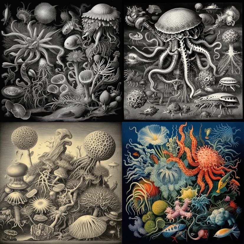 Surreal Botanical Illustration