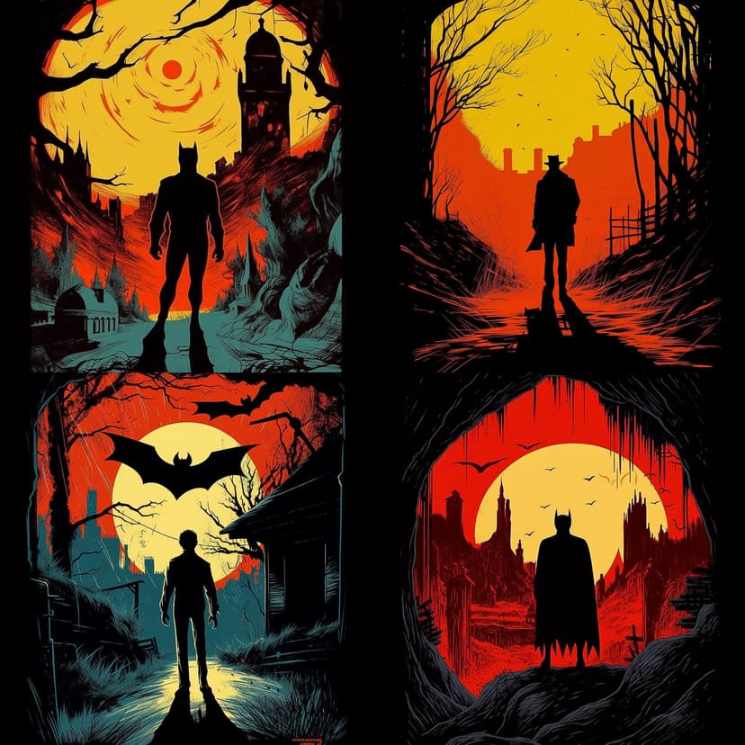 Neo-Noir Silhouette