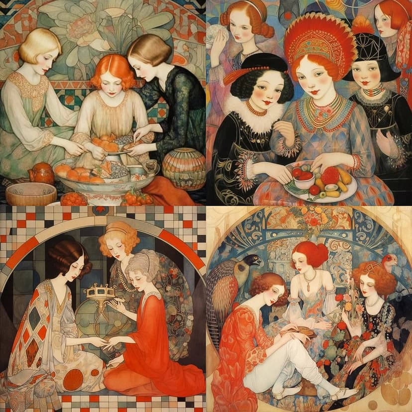 Art Nouveau Illustration