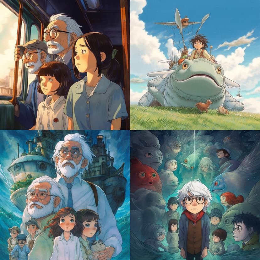 Studio Ghibli-inspired