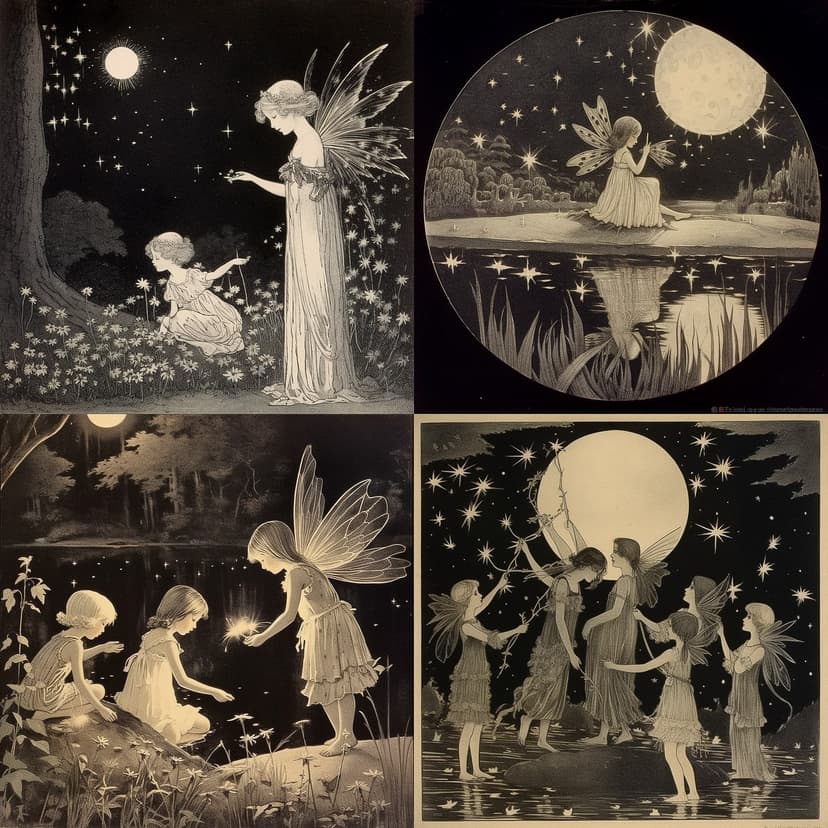 Vintage Fairy Illustration