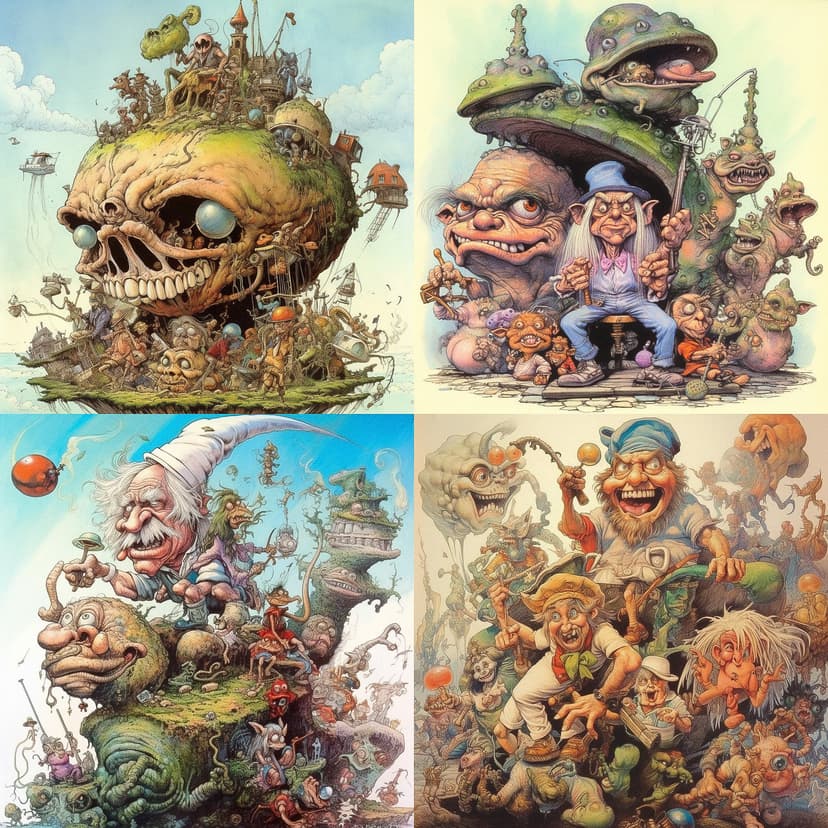 Whimsical Grotesque