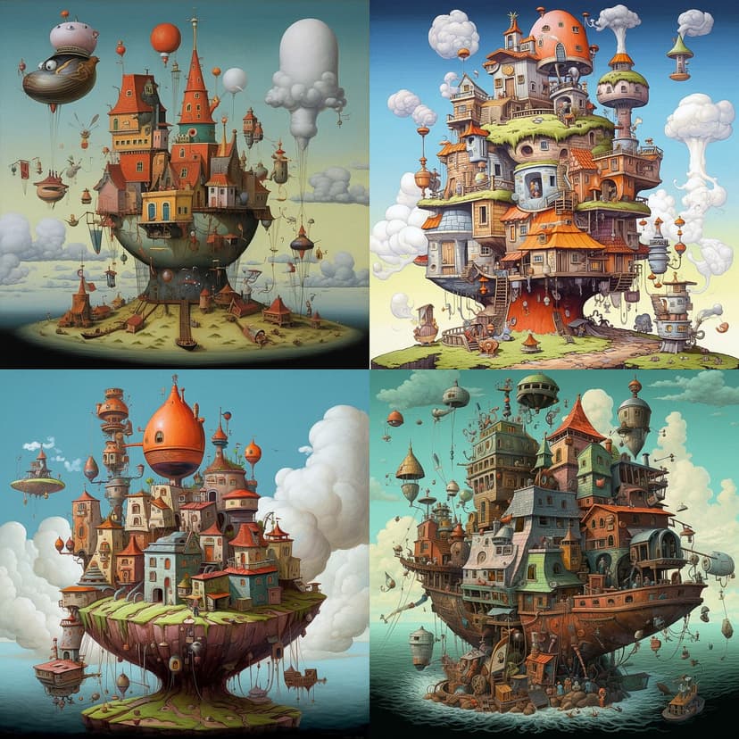 Whimsical Fantasy Architecture