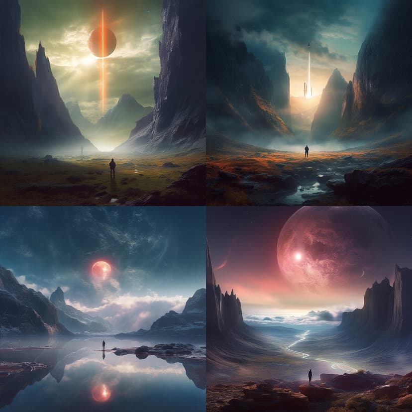 cosmic landscape surrealism