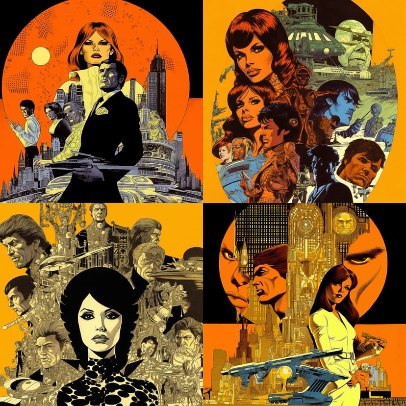 Retro Futurism Comic