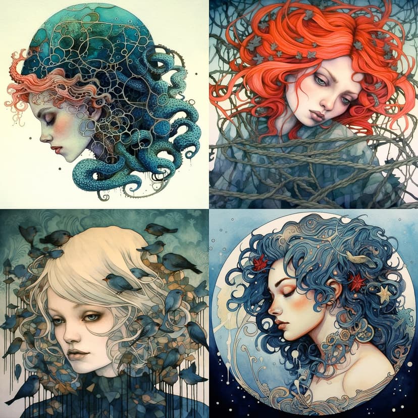 Whimsical Art Nouveau