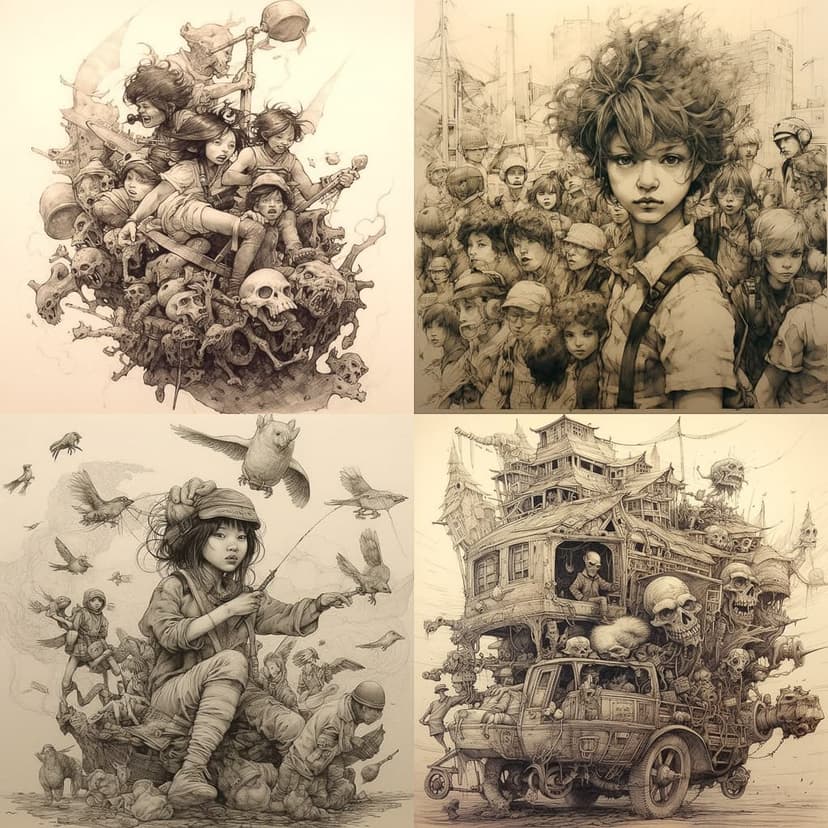 Intricate Pencil Sketch