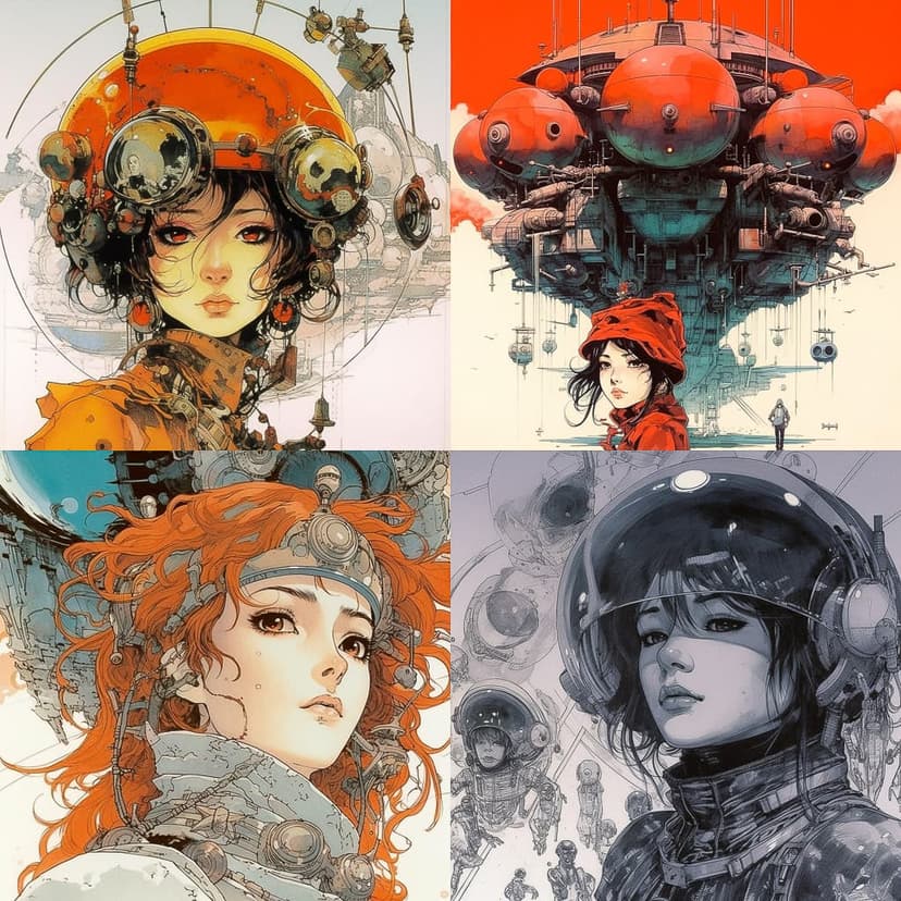 Futuristic Manga Art