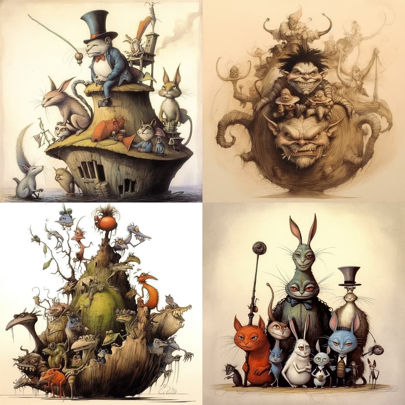 Whimsical Fantasy Illustration