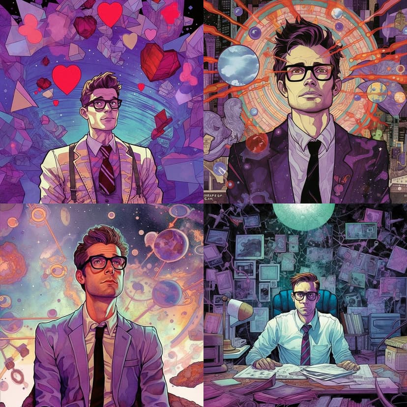 Vibrant Comic Surrealism