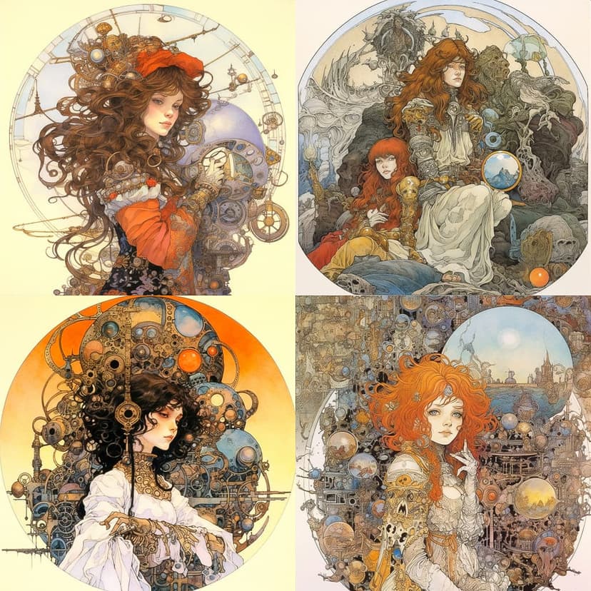 Art Nouveau Steampunk Fusion