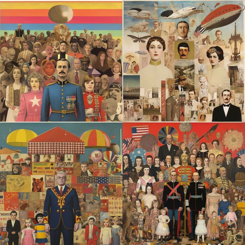 Retro Collage Realism