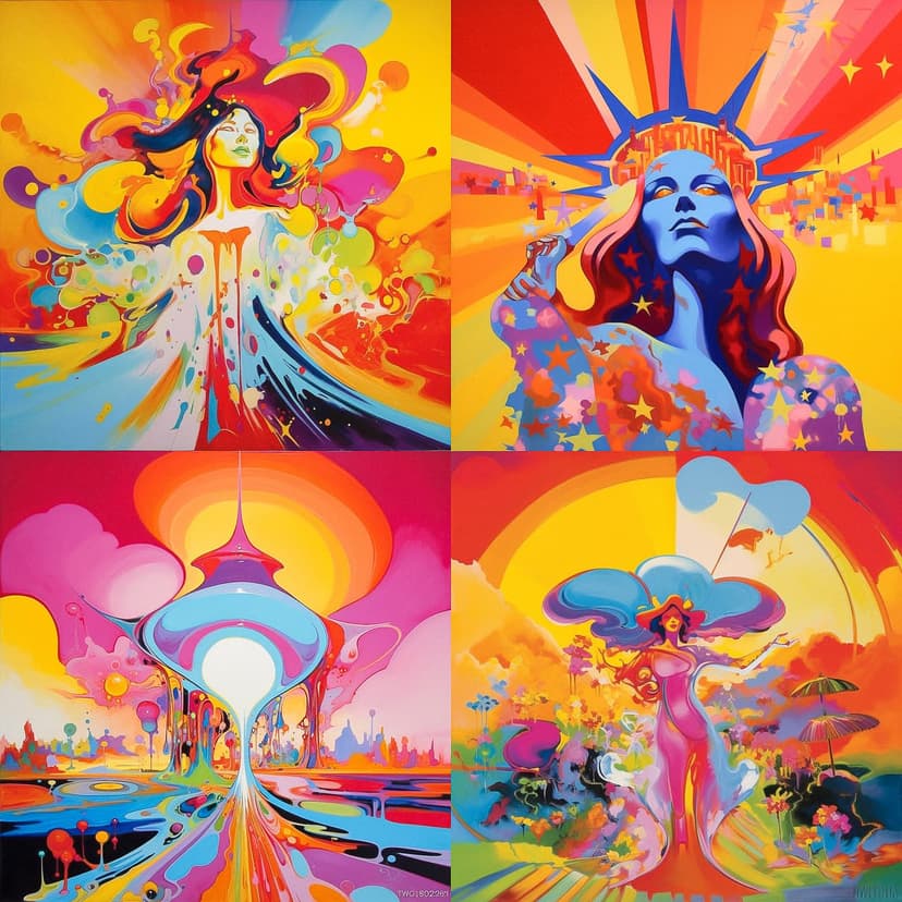 Psychedelic Pop Art