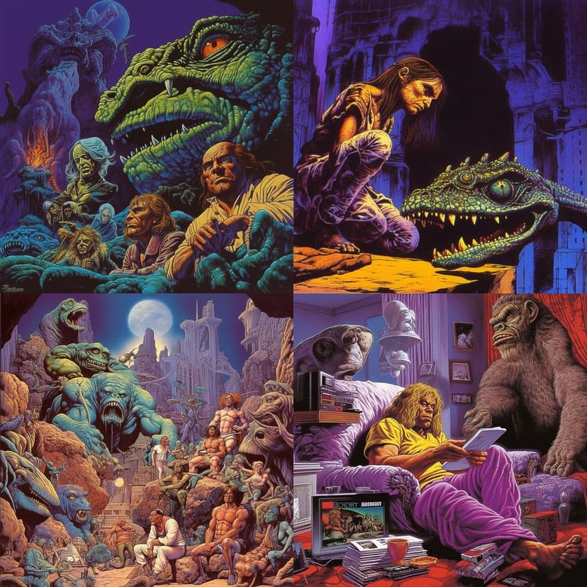 Psychedelic Sci-Fi Fantasy