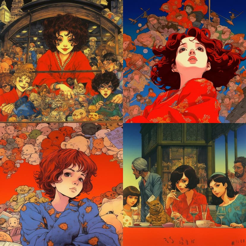 Vibrant Pop Art Anime