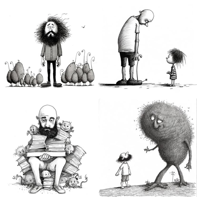 Whimsical Pen Sketch