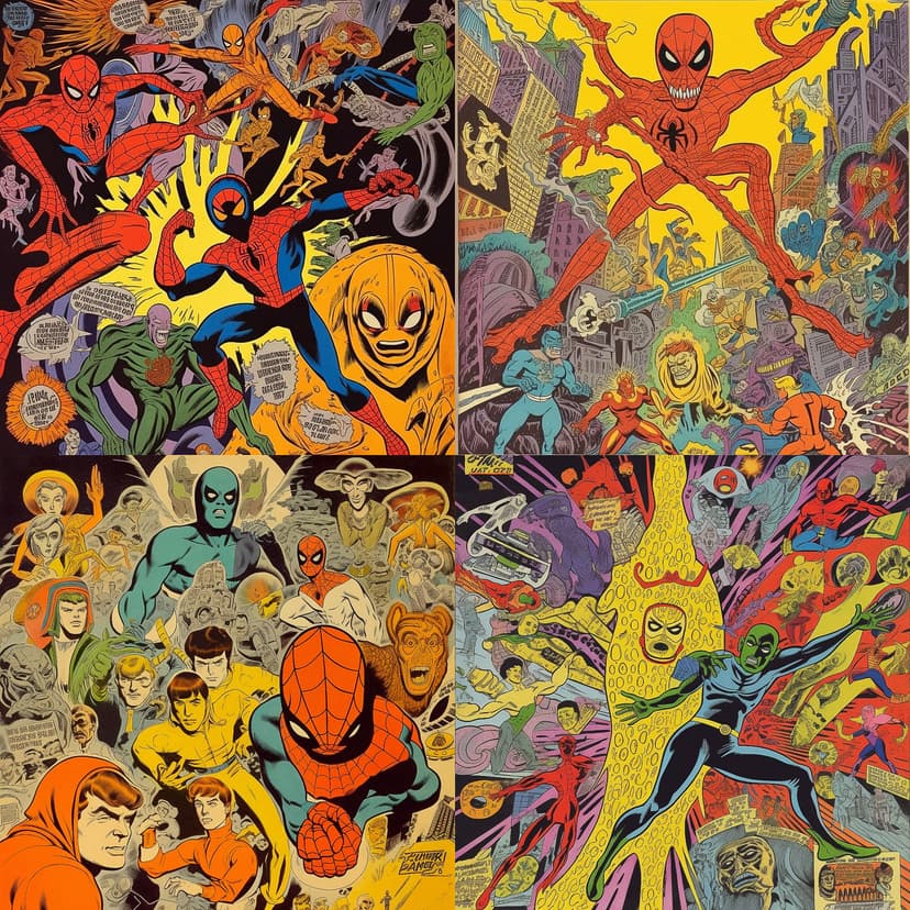 Vintage Comic Book Style