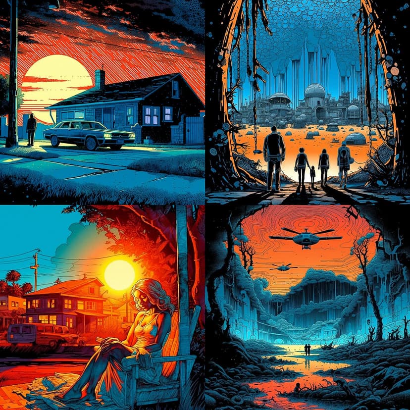 Retro Futurism Comic