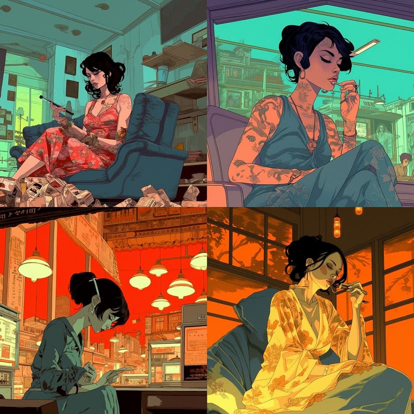 Neo-Noir Illustration